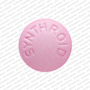 Pill SYNTHROID 112 Pink Round is Synthroid