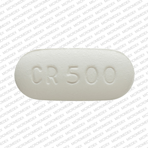 Ciprofloxacin hydrochloride 500 mg CR 500 > Back