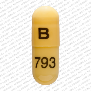 Pill B 793 Yellow Capsule/Oblong is Rivastigmine Tartrate