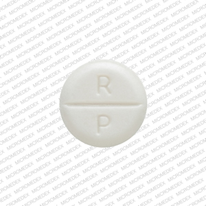 R P 5 Pill Images White Round