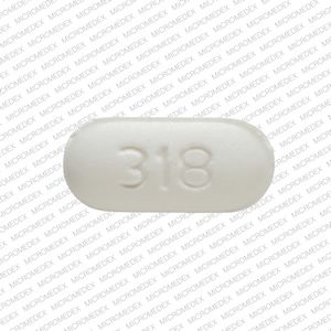 Benztropine mesylate 0.5 mg I G 318 Back
