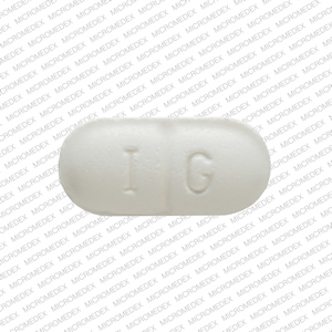 Benztropine mesylate 0.5 mg I G 318 Front