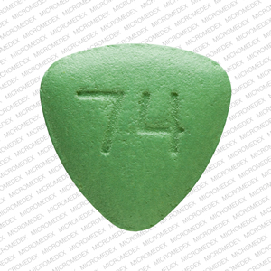 Fluphenazine hydrochloride 5 mg 74 M Back
