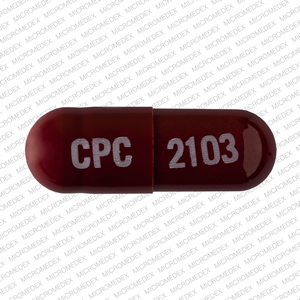 Pill CPC 2103 Red Capsule/Oblong is Poly iron 150 forte