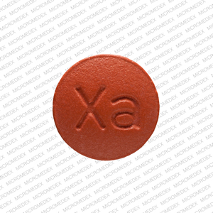Xarelto 15 mg Logo 15 Xa Front