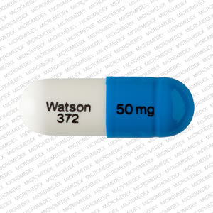 Loxapine succinate 50 mg Watson 372 50 mg