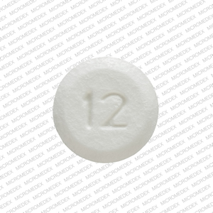 Hyoscyamine sulfate (orally disintegrating) 0.125 mg CL 12 Back