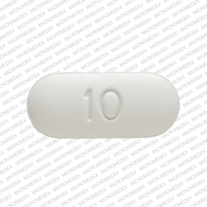 Acetaminophen and hydrocodone bitartrate 300 mg / 10 mg BP 643 10 Back