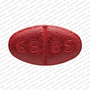 Pill 68 85 is BiferaRx folic acid 1 mg / cyanocobalamin 25 mcg / polysaccharide iron complex 22mg / heme iron polypeptide 6 mg