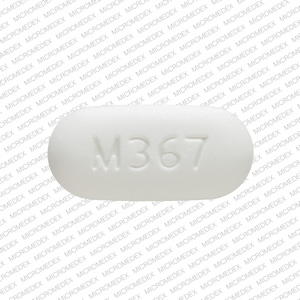 Acetaminophen and hydrocodone bitartrate 325 mg / 10 mg M367 Front