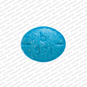 Amphetamine and dextroamphetamine 5 mg b 971 5 Front