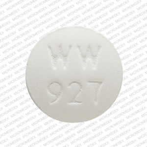 Ciprofloxacin hydrochloride 250 mg WW 927 Front