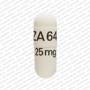 Topiramate (sprinkle) 25 mg ZA64 25 mg