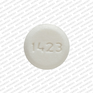 Pill 1423 M White Round is Methylin ER