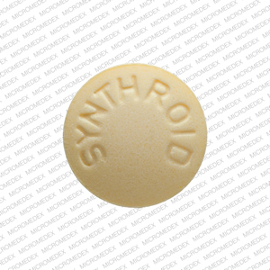Pill SYNTHROID 100 Yellow Round is Synthroid