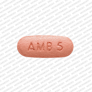 Pill AMB 5 5401 Pink Capsule-shape is Ambien