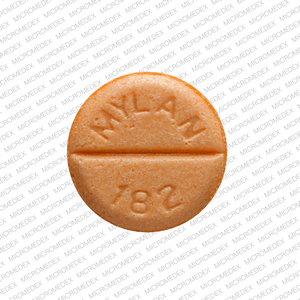 Propranolol hydrochloride 10 mg 10 MYLAN 182 Front