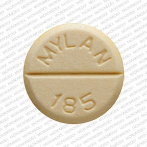 Propranolol hydrochloride 80 mg MYLAN 185 80 Front