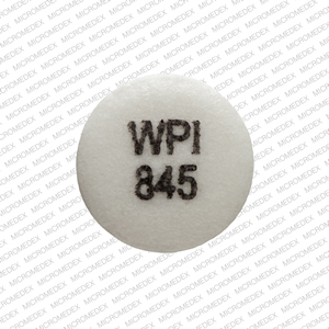 Glipizide extended release 10 mg WPI 845 Front
