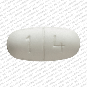 Metformin hydrochloride 1000 mg A 1 4 Front