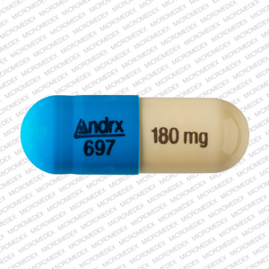 Taztia XT 180 mg Andrx 697 180mg