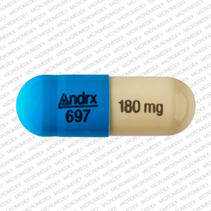 Taztia XT 180 mg Andrx 697 180mg
