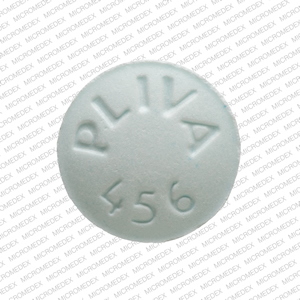 Pill PLIVA 456 Blue Round is Oxybutynin Chloride