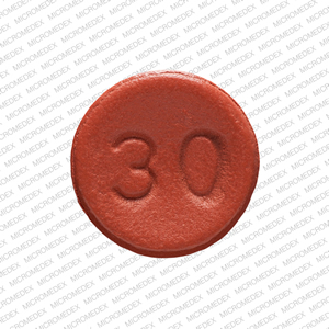 Opana ER 30 mg E 30 Back