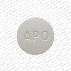 Aripiprazole 20 mg APO ARI 20 Back