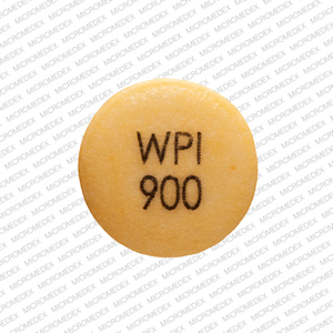 Glipizide extended release 2.5 mg WPI 900 Front