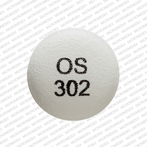 Pill OS 302 White Round is Venlafaxine Hydrochloride Extended Release