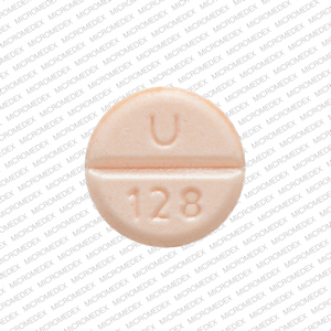 Hydrochlorothiazide 25 mg U 128 Front