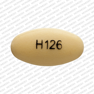 Pantoprazole sodium delayed-release 40 mg H126 Front