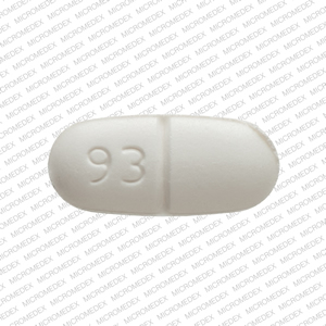 Pill 93 1024 White Oval is Nefazodone Hydrochloride