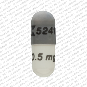 Anagrelide hydrochloride 0.5 mg Logo 5241 0.5 mg