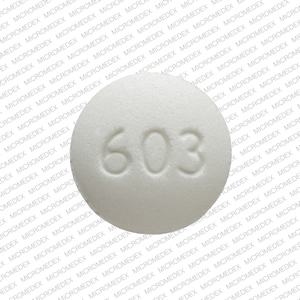 Methscopolamine bromide 2.5 mg BOCA 603 Back
