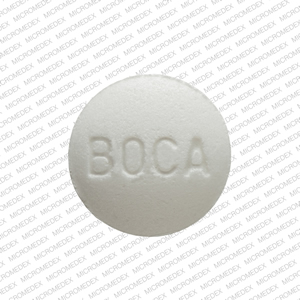 Methscopolamine bromide 2.5 mg BOCA 603 Front