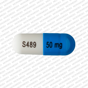 Vyvanse 50 mg S489 50 mg