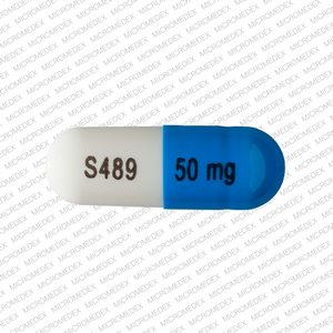 Vyvanse 50 mg S489 50 mg