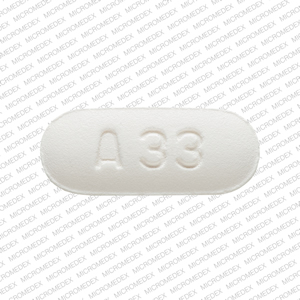 Cefuroxime axetil 250 mg A33 Front