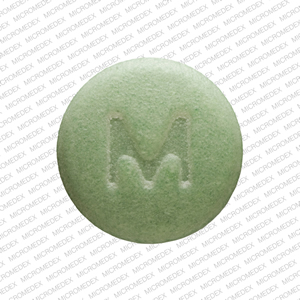 Pill M GH 4 Green Round is Guanfacine Hydrochloride Extended-Release