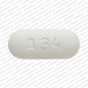 Cefuroxime axetil 500 mg A34 Front