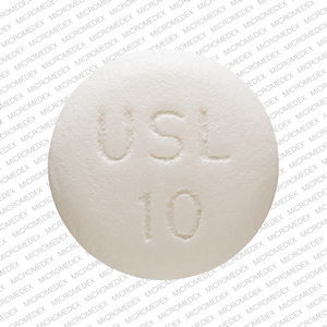 Potassium chloride extended-release 10 mEq (750 mg) USL 10 Front