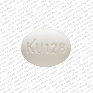 Isosorbide mononitrate extended-release 30 mg KU 128 Front