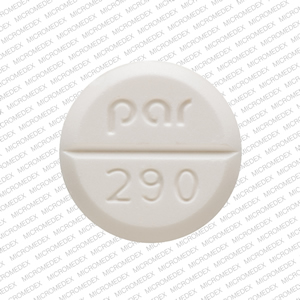 Pill par 290 White Round is Megestrol Acetate