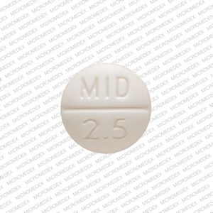 Midodrine hydrochloride 2.5 mg APO MID 2.5 Back
