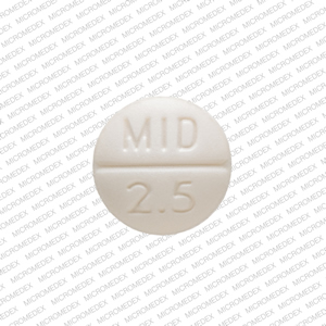 Midodrine hydrochloride 2.5 mg APO MID 2.5 Back