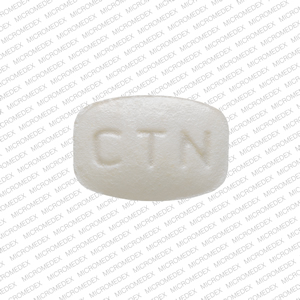 Pill CTN 5 White Barrel is Cetirizine Hydrochloride