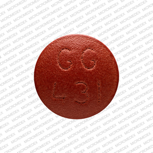 Pill GG 431 Red Round is Amitriptyline Hydrochloride