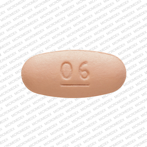 Pill E 06 Peach Oval is Allegra Allergy 12 Hour